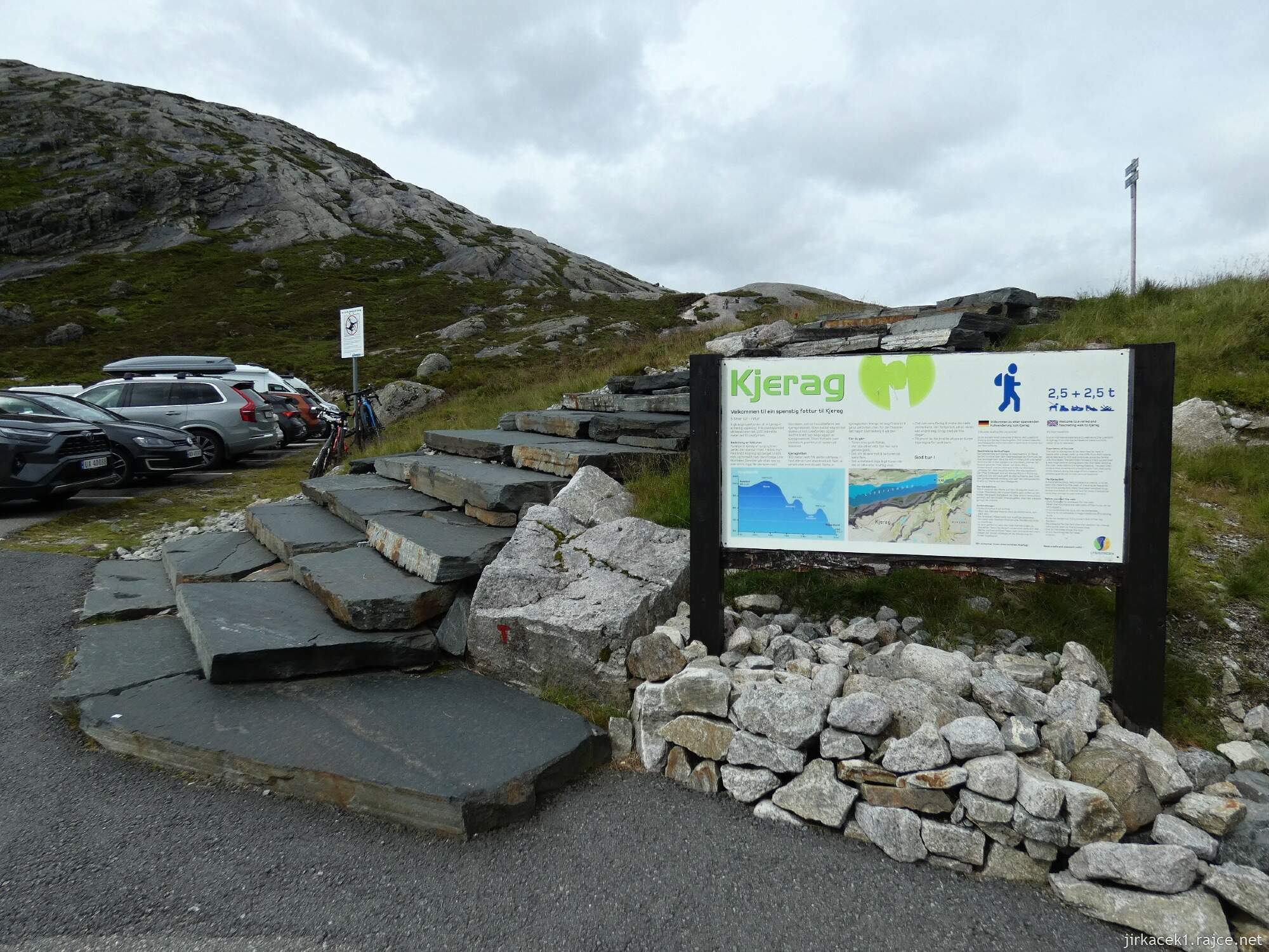 4c - parkoviště Lysebotn u chaty Øygardsstølen 004