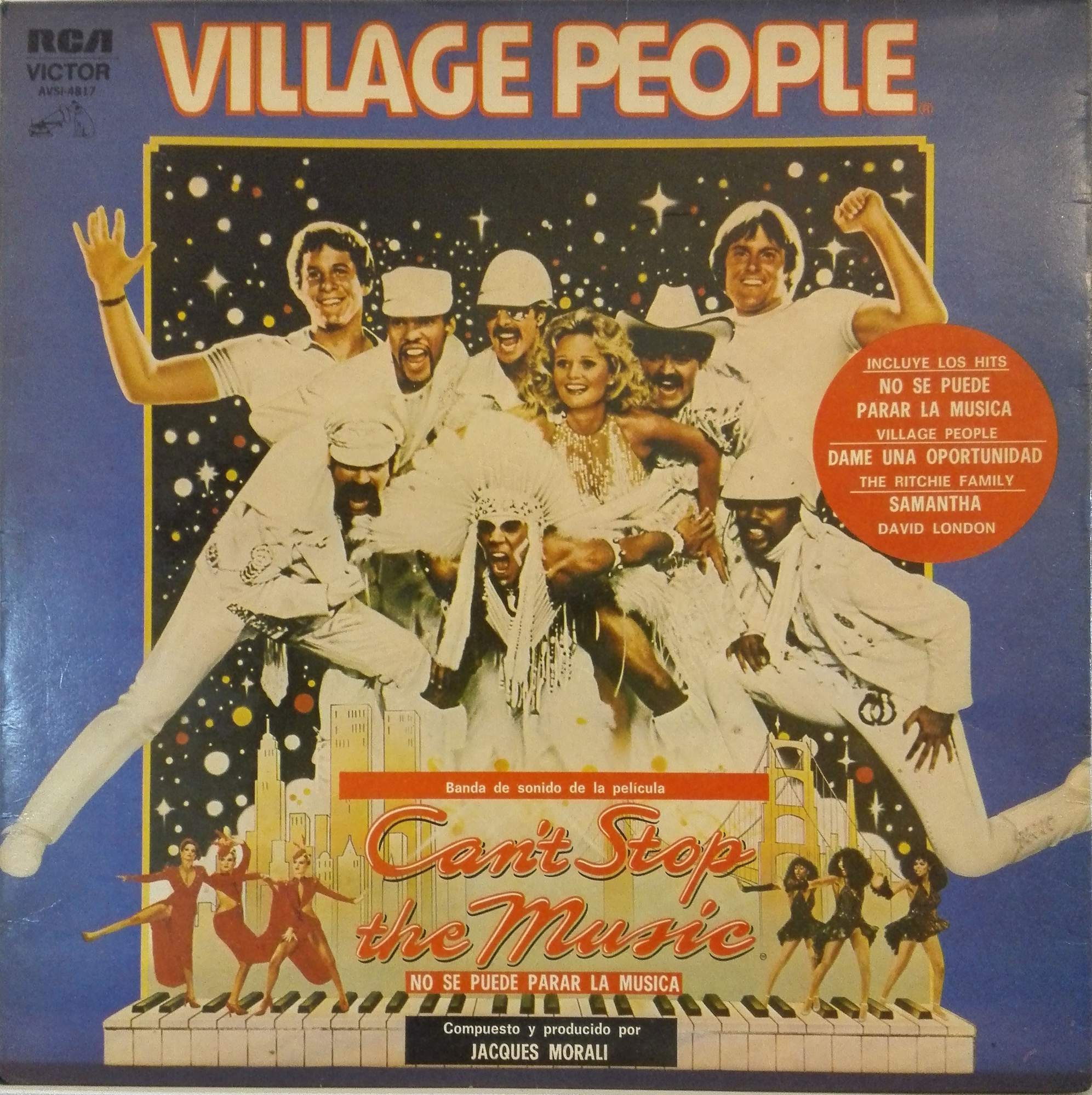 0802 Village People Banda De Sonido De La Pelicula Can T Stop The Music No Se Puede Parar La Musica Britanek7 Album Na Rajceti