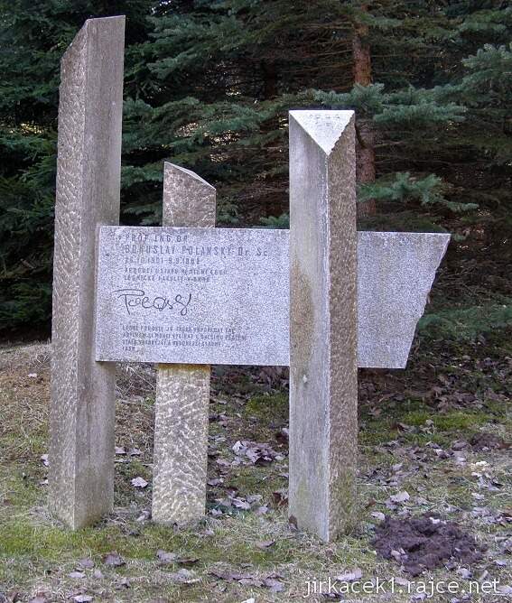 Bílovice nad Svitavou 5 - pomník Bohuslava Polanského