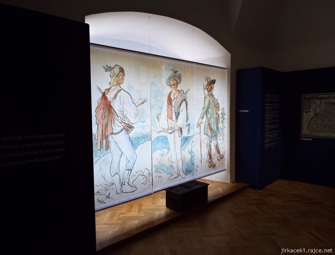 Vsetín - zámek a muzeum - etnografická expozice Pásli ovce Valaši