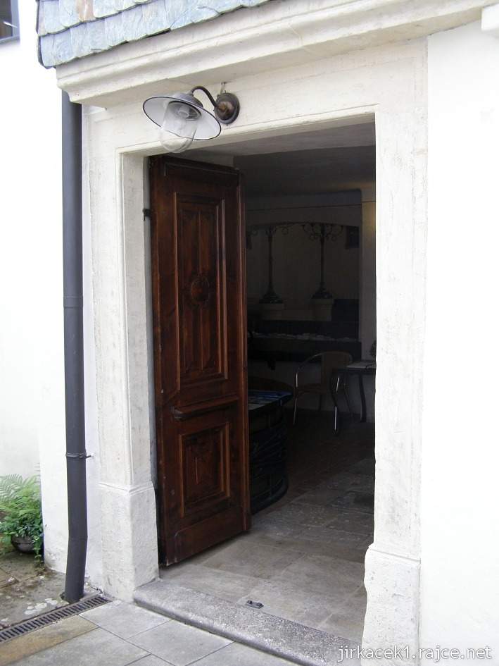 Turnov - židovská synagoga - vchod