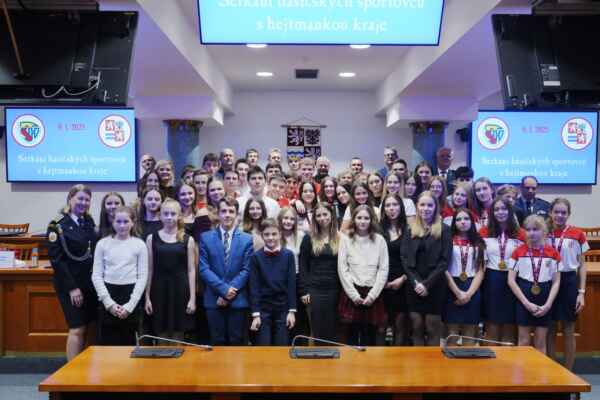 Setkání sportovců s hejtmankou